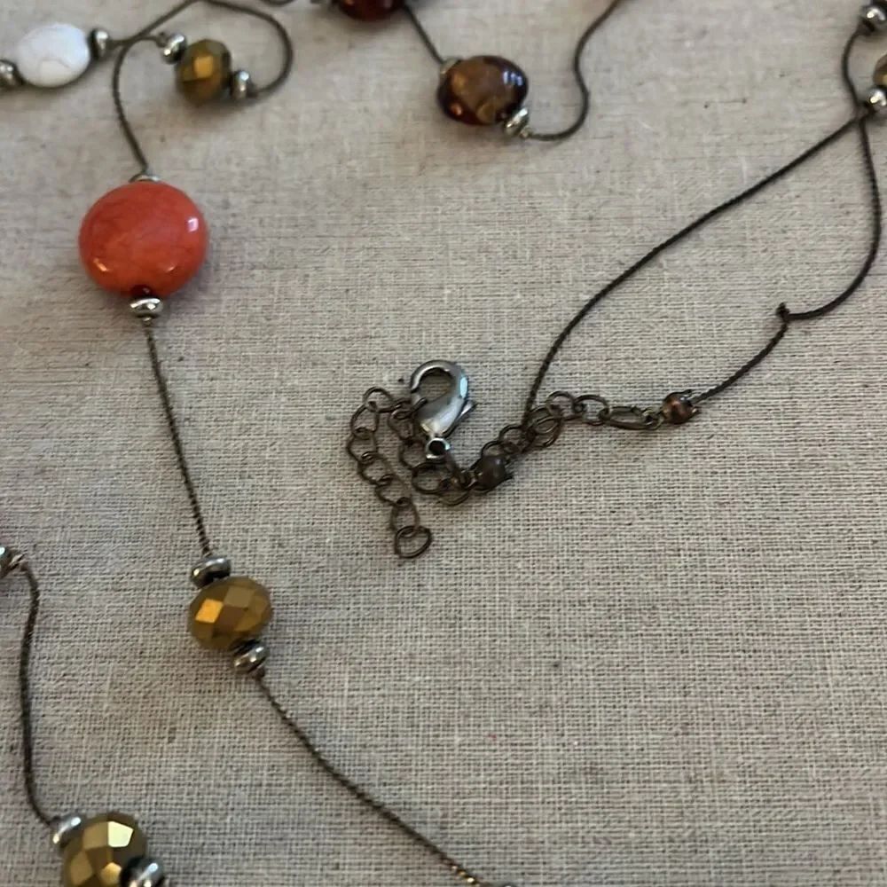Extra long Beaded Necklace  - Picture 4 of 4